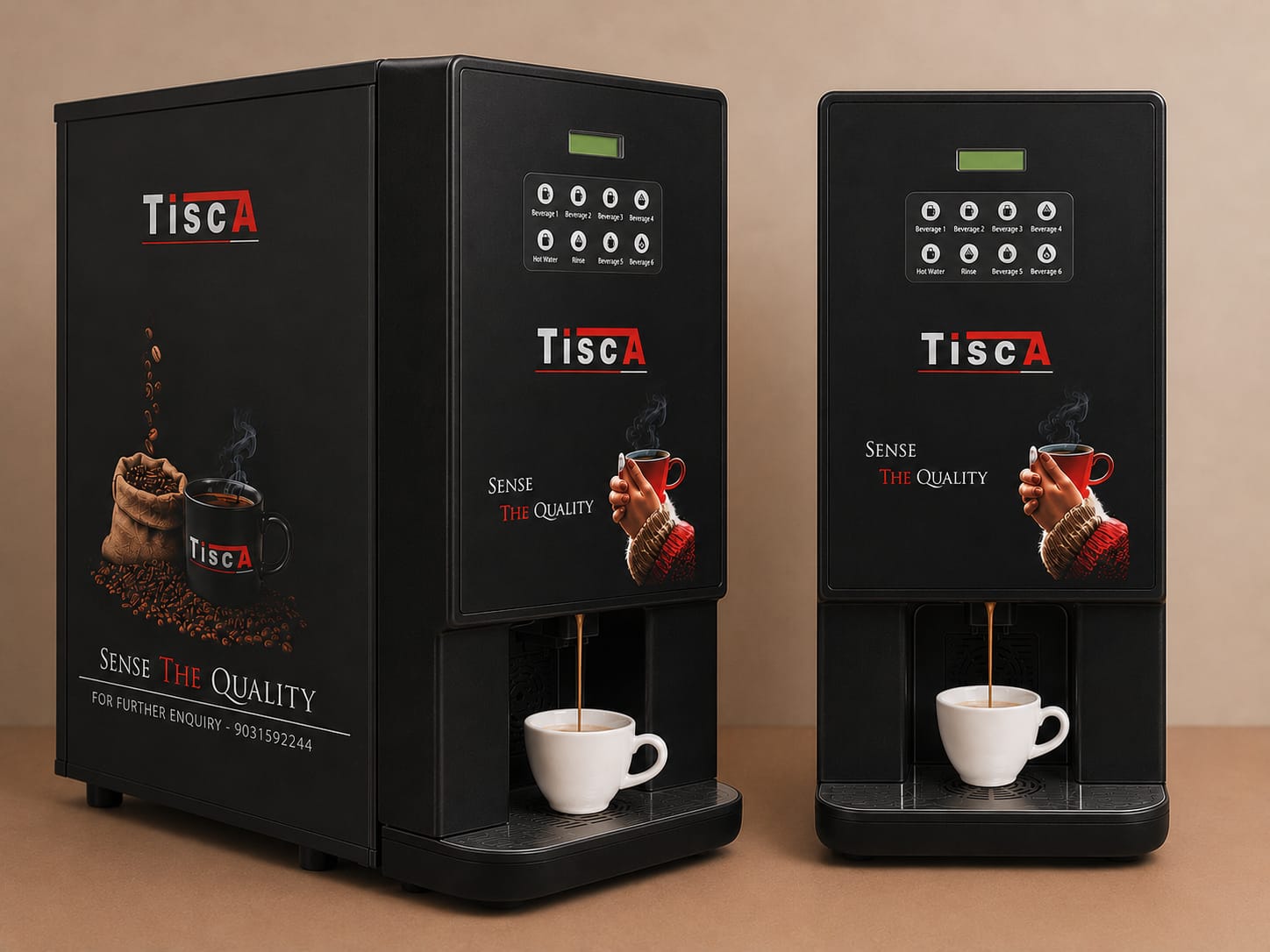 Tea & Coffee Vending Machine by TISCA India